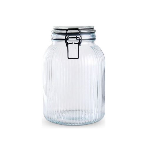 Opbevaringsglas med låg 1,9 liter