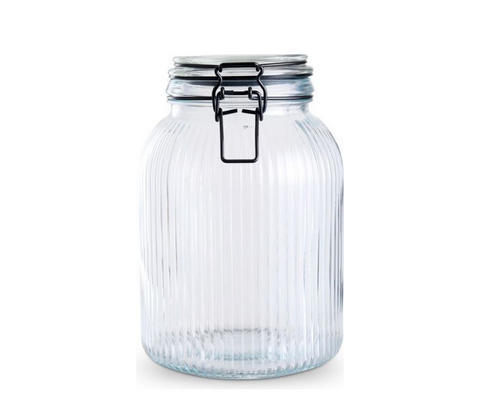 Opbevaringsglas med låg 1,9 liter
