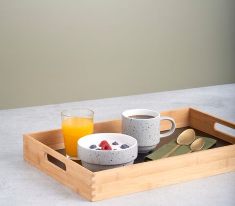 Serveringsbakke bambus 32x48x6 cm