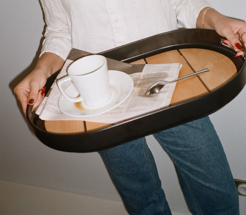 Rosendahl Carry Me bakke sort 50x35 cm