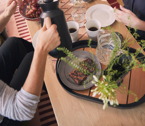 Rosendahl Carry Me bakke sort 50x35 cm