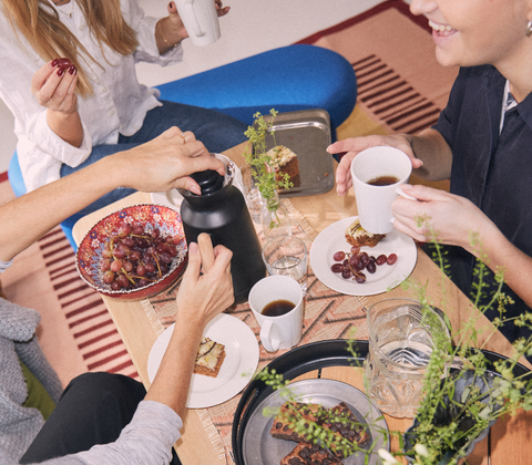 Rosendahl Carry Me bakke sort 50x35 cm