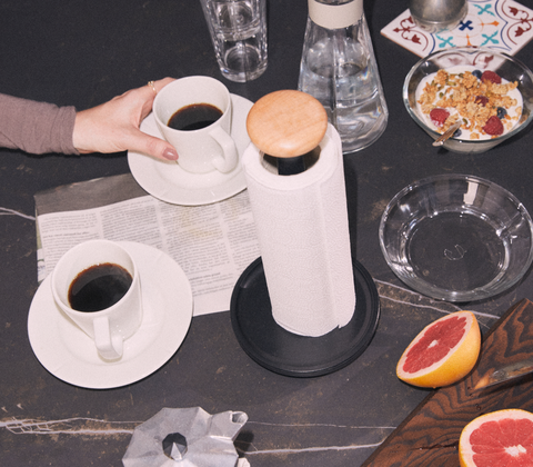 Rosendahl Paper Pal køkkenrulleholder sort H 30 cm