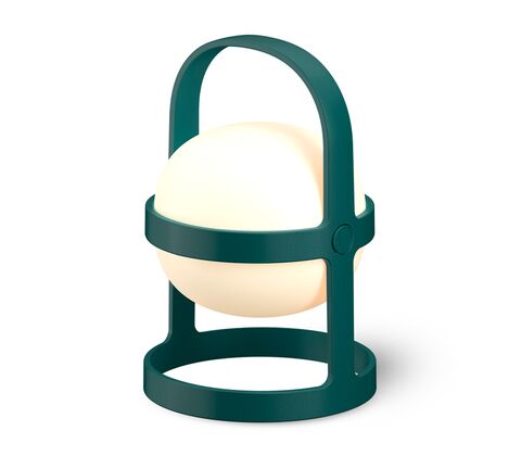 Rosendahl Soft Spot Solar Circular lanterne H 18,5 cm forest green