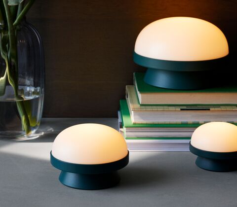 Rosendahl Soft Spot lampe forest green Ø 21 cm
