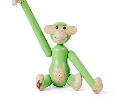 Kay Bojesen mini abe lysegrøn 9,5 cm