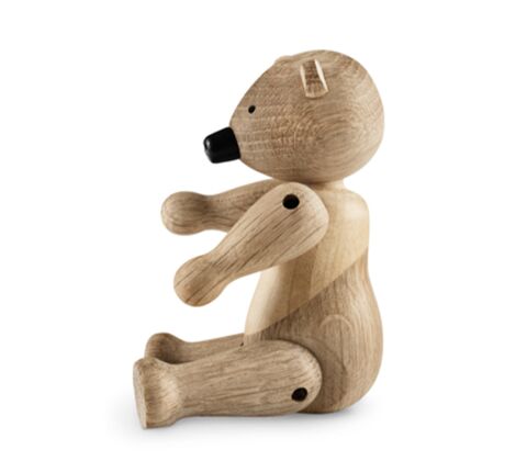 Kay Bojesen Liliput Bjørn eg/ahorn H 9,5 cm