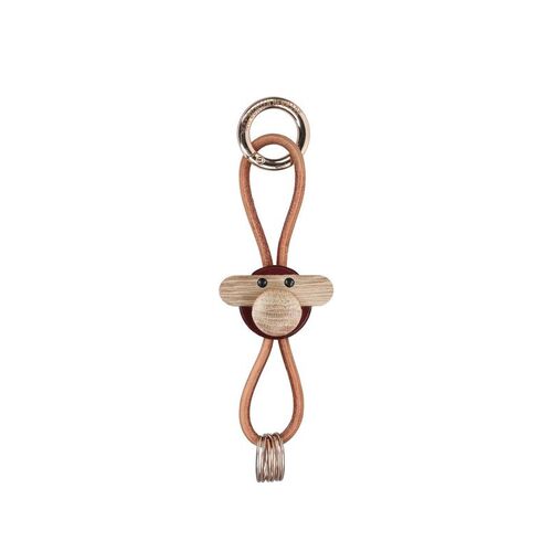 Kay Bojesen Abe nøglering bordeaux H 5 cm