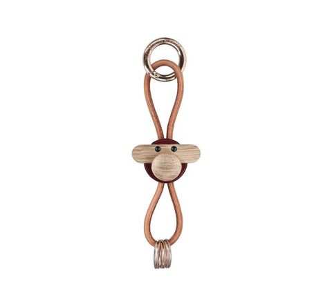 Kay Bojesen Abe nøglering bordeaux H 5 cm