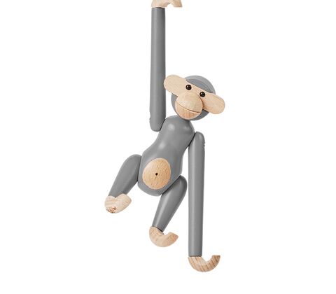 Kay Bojesen mini abe vintage grå 9,5 cm