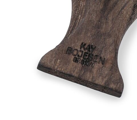 Kay Bojesen Fugle nøglering sølv/sort 4,5 cm