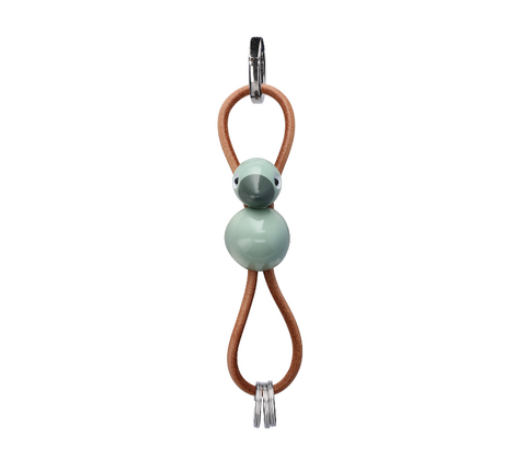 Kay Bojesen Fugle nøglering grøn 4,5 cm