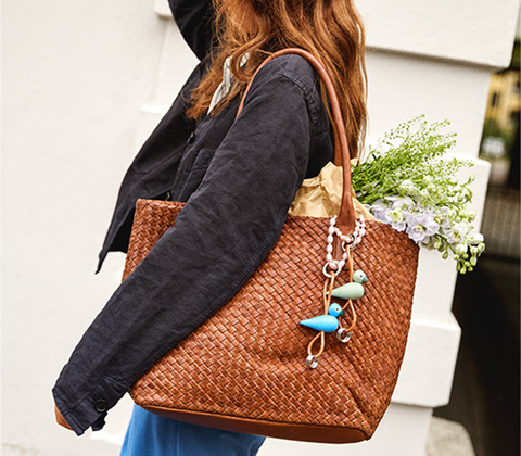 Kay Bojesen Fugle nøglering grøn 4,5 cm