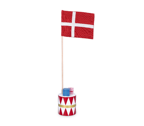 Kay Bojesen bordflag rød H 30 cm