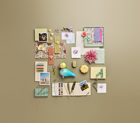 Kay Bojesen Story Birds Glæde sangfugl lyseblå H15,5 cm