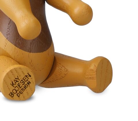 Kay Bojesen Liliput Bjørn okker H 9,5 cm