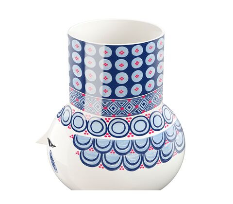 Bjørn Wiinblad Olga vase blå 20 cm