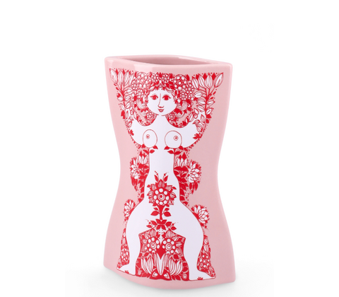 Bjørn Wiinblad Nina vase pink H16,5 cm