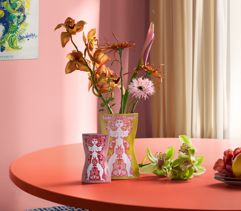 Bjørn Wiinblad Nina vase pink H16,5 cm