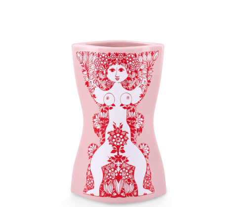Bjørn Wiinblad Nina vase pink H16,5 cm