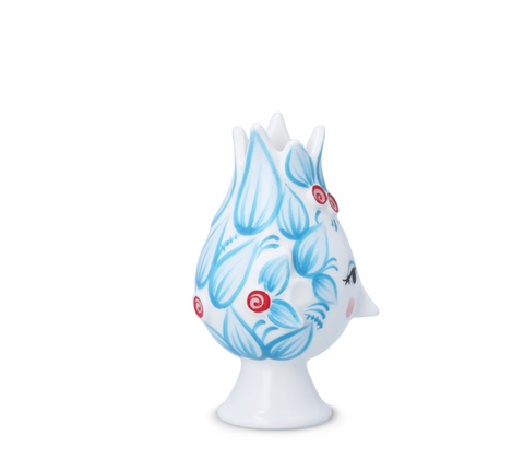 Bjørn Wiinblad Titania lysestage lyseblå H11,5 cm