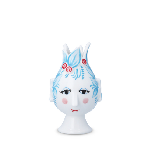 Bjørn Wiinblad Titania lysestage lyseblå H11,5 cm