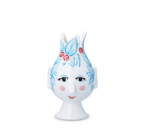 Bjørn Wiinblad Titania lysestage lyseblå H11,5 cm