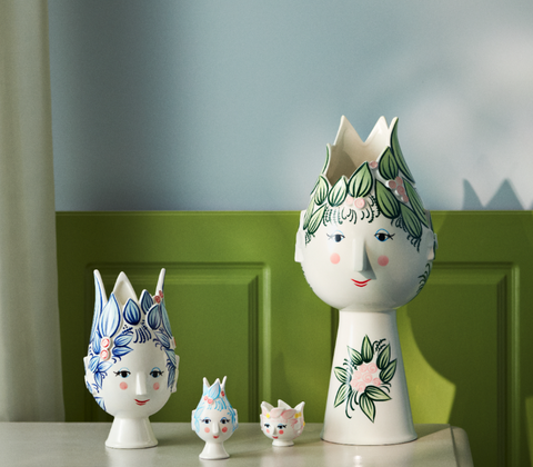 Bjørn Wiinblad Titania fyrfadsstage pink Ø6.5 cm