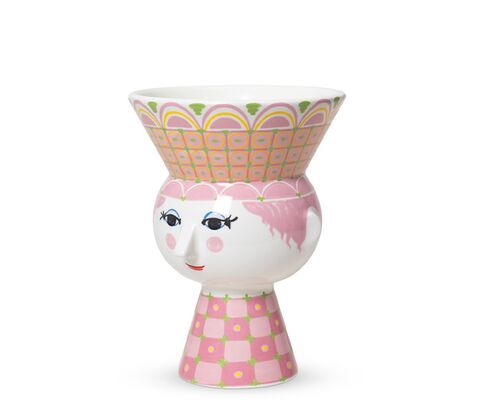 Bjørn Wiinblad Carmen vase pink 15 cm 
