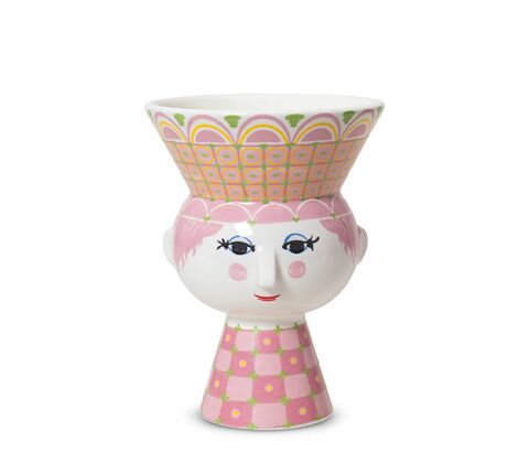 Bjørn Wiinblad Carmen vase pink 15 cm 
