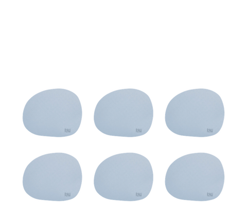 Aida RAW glasbrik soft silikone sky blue 6 stk.