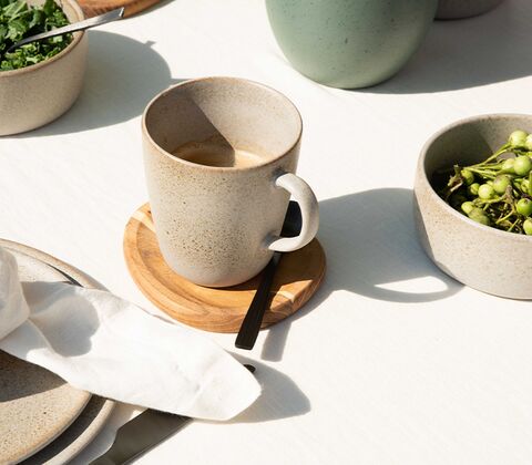 Aida Raw sandy beige krus 35 cl