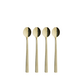 Aida RAW café latteske champagne guld 4 stk.