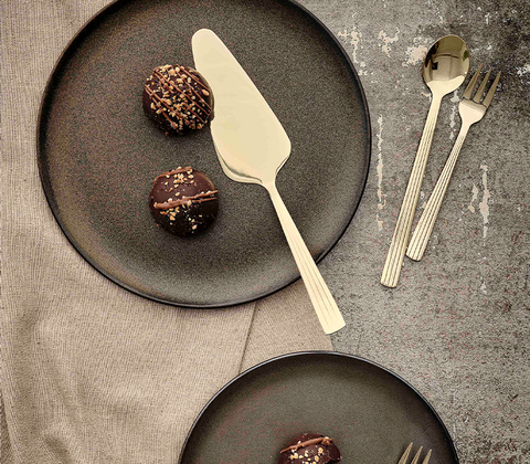 Aida RAW kagespade champagne guld 