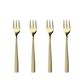 Aida RAW kagegaffel champagne guld 4 stk.