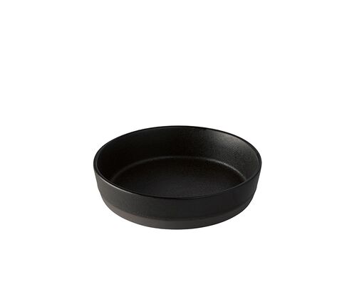 Aida RAW Titanium Black suppetallerken Ø 19,4 cm