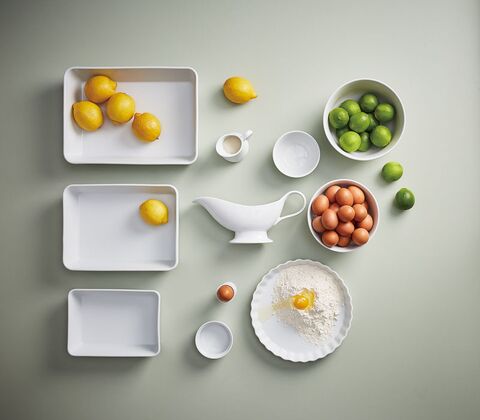 Aida Aroma fad hvid 24x17 cm