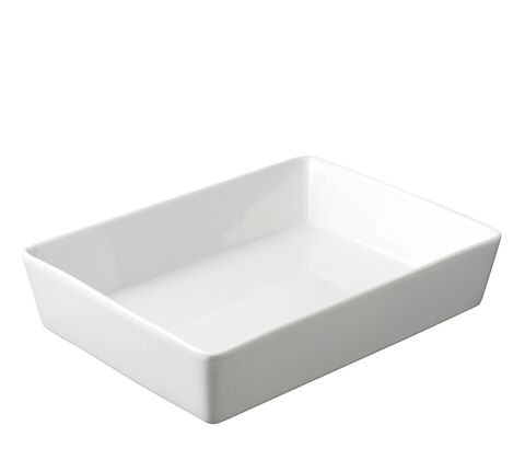 Aida Aroma rektangulært fad hvid 30x22 cm