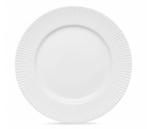Aida Groovy desserttallerken hvid 1 stk. 19 cm