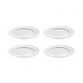 Aida Groovy tallerken hvid 1 stk. 27,5 cm