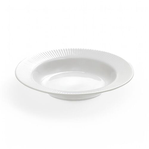 Aida Groovy suppetallerken hvid 1 stk. 22 cm