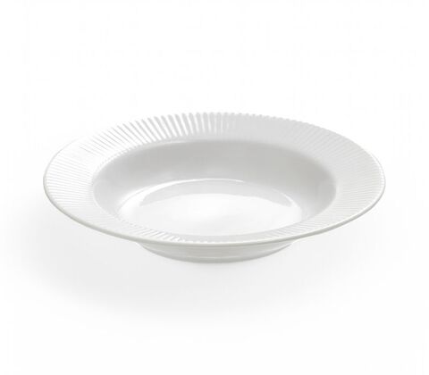 Aida Groovy suppetallerken hvid 1 stk. 22 cm