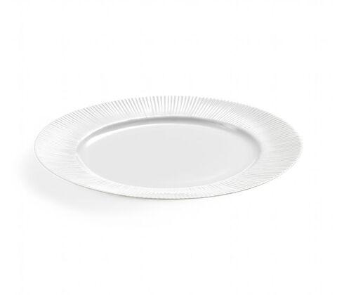 Aida Groovy frokosttallerken hvid 1 stk. 22 cm