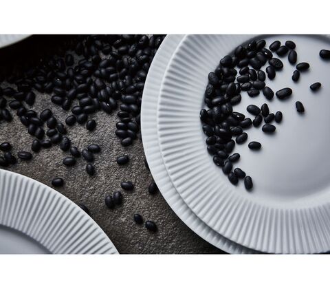 Aida Groovy frokosttallerken hvid 1 stk. 22 cm