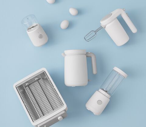 RIG-TIG Foodie brødrister hvid 600 watt