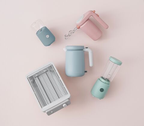 RIG-TIG Foodie brødrister hvid 600 watt