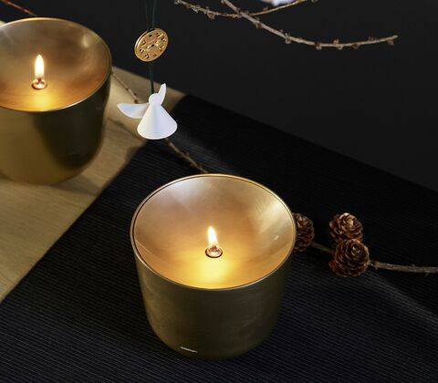 Stelton Solis Olielampe Brass