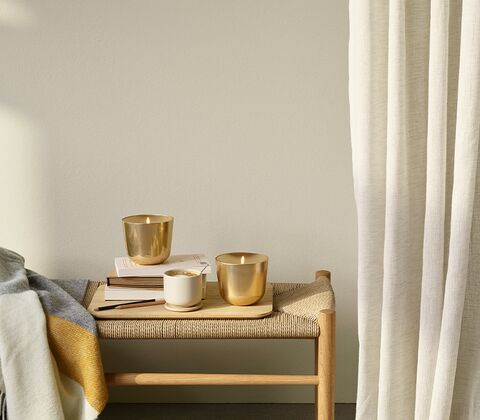 Stelton Solis Olielampe Brass