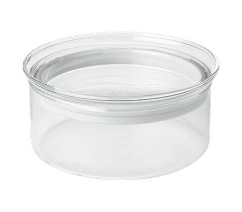 RIG-TIG STORE-IT opbevaringsglas med låg grå 0,4 liter