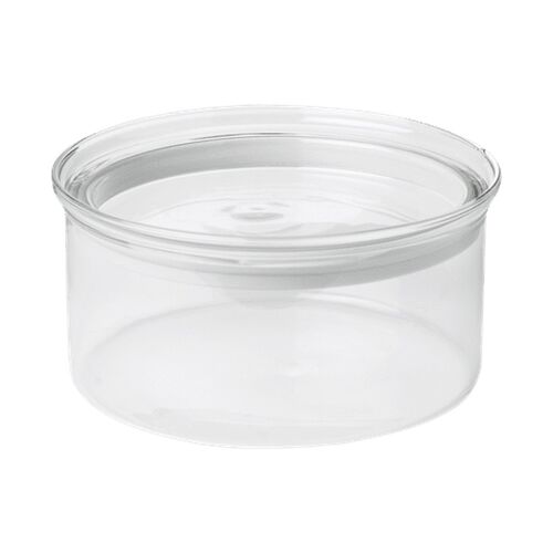 RIG-TIG STORE-IT opbevaringsglas med låg grå 0,8 liter